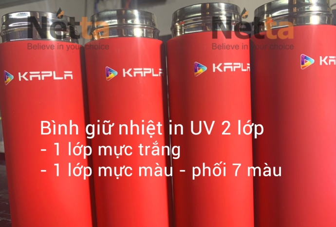 In UV Trực Tiếp Lên Bình Giữ Nhiệt